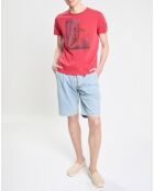 Short Chino en Jean Regular Fit Spin bleu clair