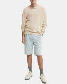 Short Chino en Jean Regular Fit Spin bleu clair