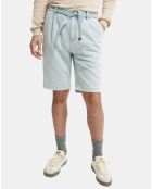 Short Chino en Jean Regular Fit Spin bleu clair