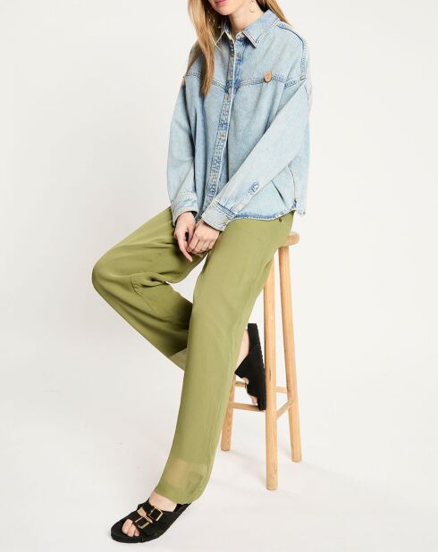 Veste en Jean Oversize bleu clair