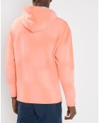 Sweat à capuche Palmier orange clair