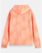 Sweat à capuche Palmier orange clair
