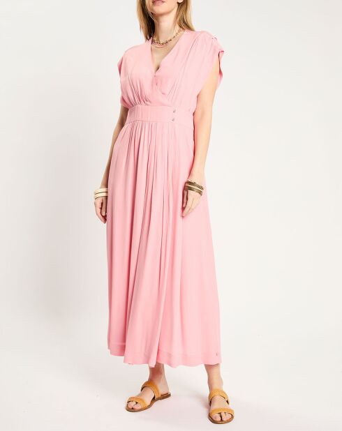 Abito lungo rosa