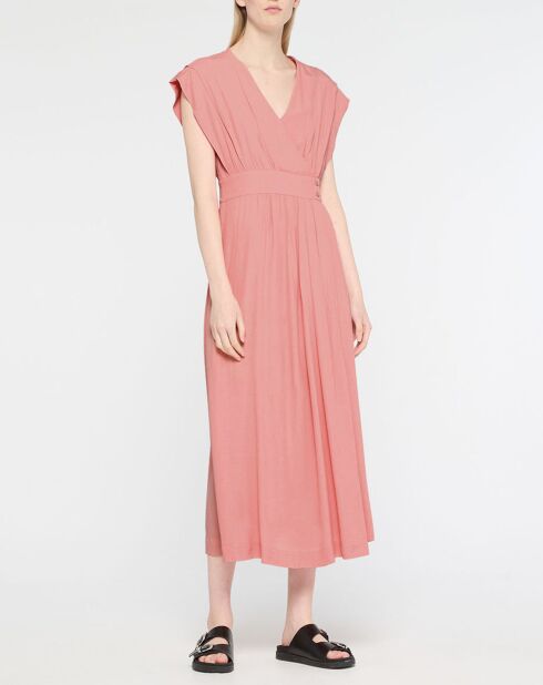 Abito lungo rosa