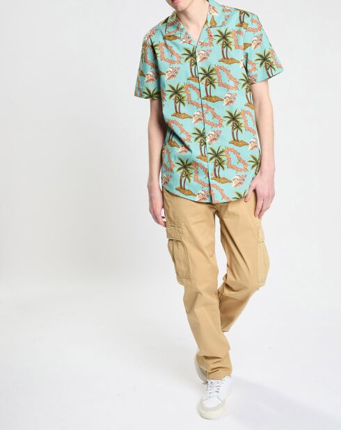 Chemise Coquillage vert d'eau