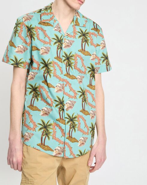 Chemise Coquillage vert d'eau
