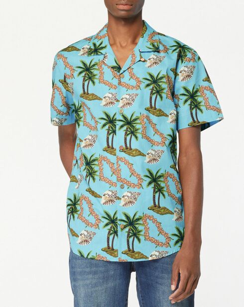Chemise Coquillage vert d'eau