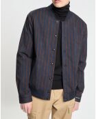 Blouson Sursucker à rayures bleu marine