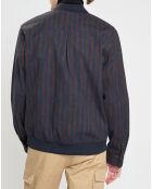 Blouson Sursucker à rayures bleu marine