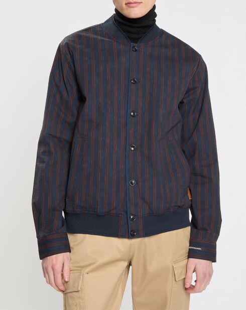 Blouson Sursucker à rayures bleu marine