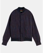 Blouson Sursucker à rayures bleu marine