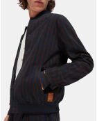 Blouson Sursucker à rayures bleu marine