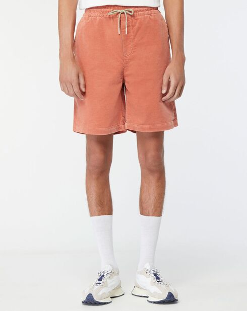Pantaloncini Orange Milleraies Velvet Milleraies in misto cotone biologico