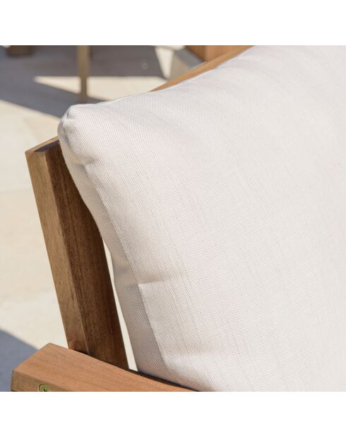 VICTOIRE - BONIFACIO Gartenmöbel aus geölter Akazie 5 Sitze