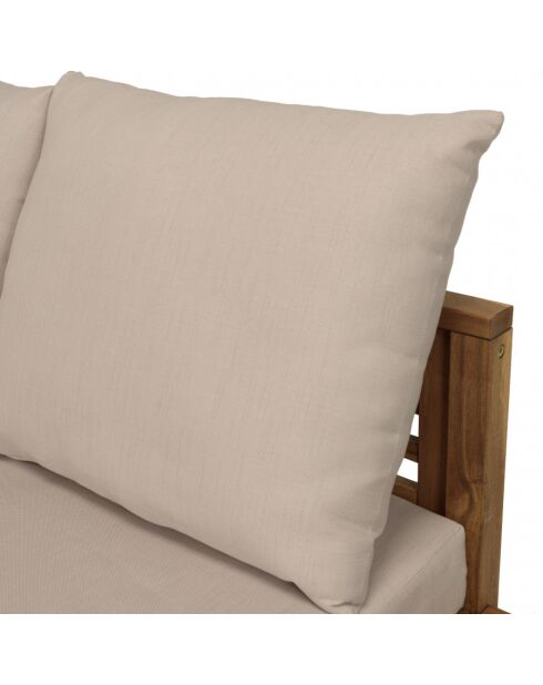 VICTOIRE - 5-Sitzer-Gartenmöbel aus geölter Akazie