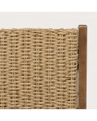 VICTOIRE - Lot de 2 fauteuils pliants acacia huilé et rotin synthétique