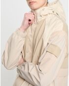 Coupe Vent Colorblock Packable beige clair