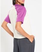 Damelia ecru/lila T-Shirt
