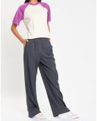 Damelia ecru/lila T-Shirt