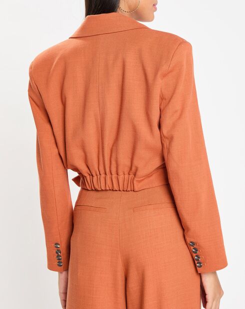 Veste courte Esta orange