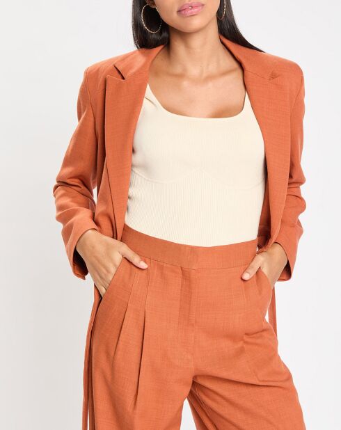 Veste courte Esta orange
