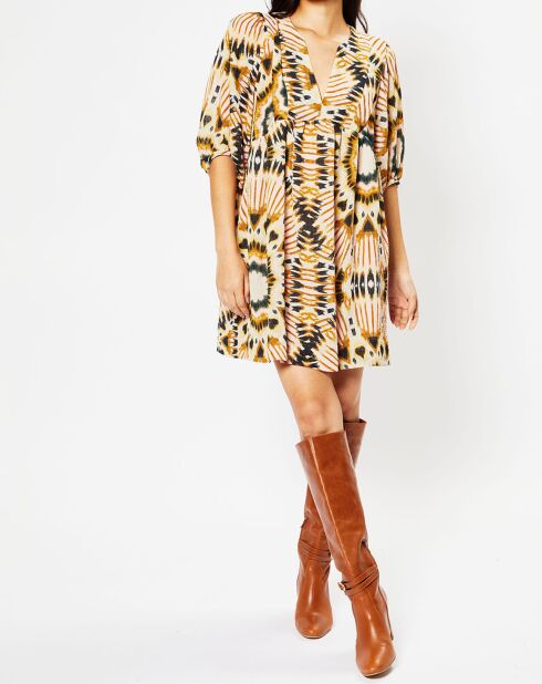 Robe Cleo imprimée multicolore