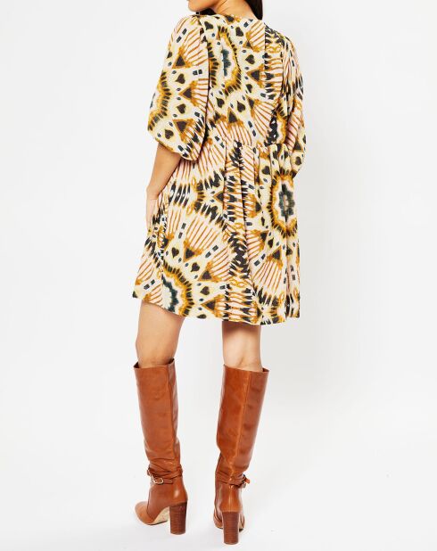 Robe Cleo imprimée multicolore