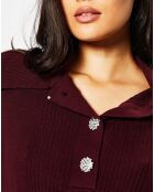 Jersey fino rojo oscuro Eliot