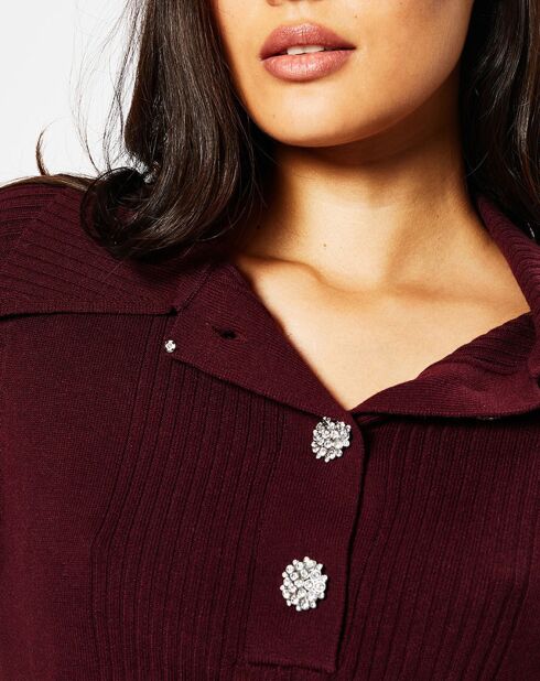 Jersey fino rojo oscuro Eliot