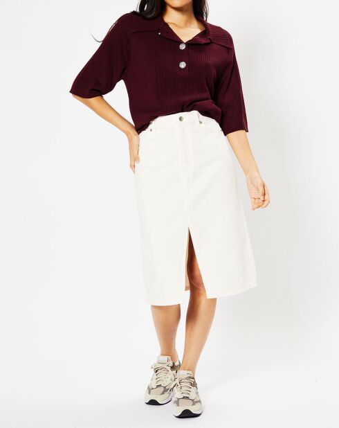 Jersey fino rojo oscuro Eliot