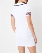 Robe polo Bound blanche