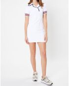 Robe polo Bound blanche