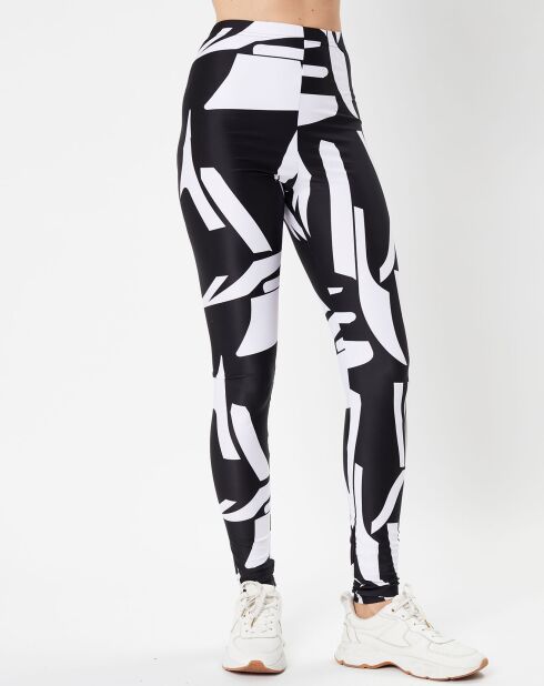Leggins estampados en blanco y negro