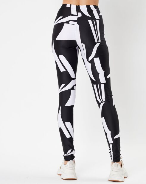 Leggins estampados en blanco y negro