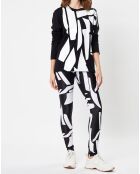 Legging à motifs noir/blanc