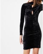 Robe en Velours Gram noire
