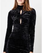 Robe en Velours Gram noire