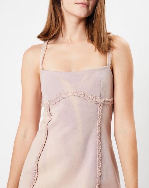 Laundry Fleece beige korte jurk