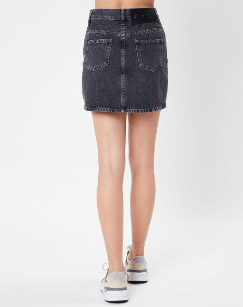 Mini jupe en jean Corporate grise