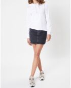 Mini jupe en jean Corporate grise