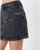 Mini jupe en jean Corporate grise