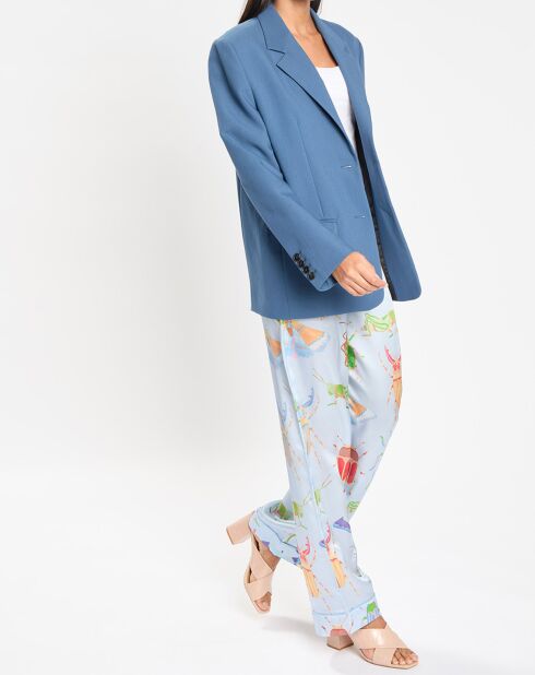 Veste blazer Suit Set Up bleue