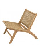 VALERIA - Lot n°34 Gartenmöbel aus recyceltem Teakholz aus synthetischem Rattan 2 Personen