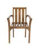 Mobili da giardino in teak oliato 8/10 pers. Hanna