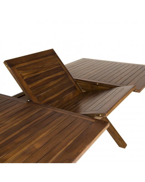 Mobili da giardino in teak oliato 8/10 pers. Hanna