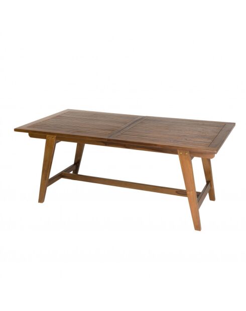 HANNA - Mobili da giardino in teak oliato 8/10 persone