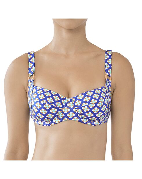 Haut de maillot de bain Din bleu