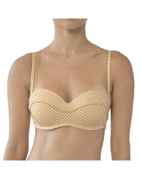 Haut de maillot de bain Sunkissed jaune