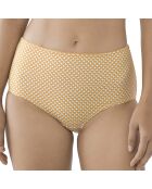 Bas de maillot de bain taille haute Sunkissed jaune