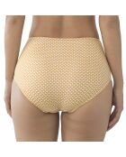 Bas de maillot de bain taille haute Sunkissed jaune